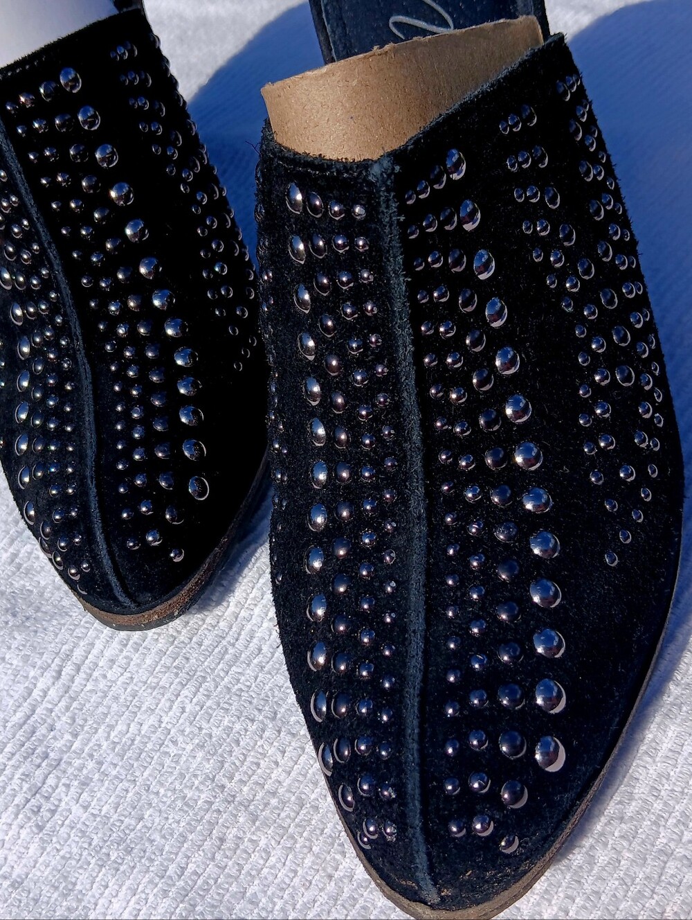 Matisse Black Studded Mules
